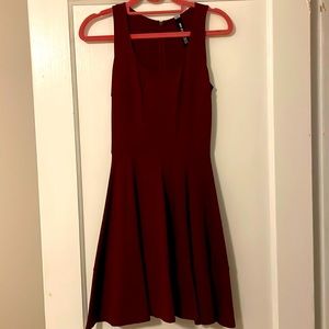 Maroon design lab dress